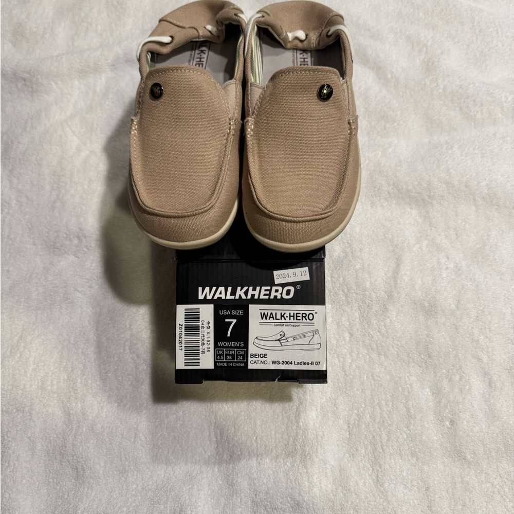 Women's Tan Slip-On Shoes